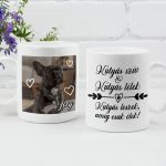 Kutyás szív és Kutyás lélek, kutyás leszek amíg csak élek! - kutyás bögre 