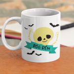 BÖG RÉM - Cuki csontváz - egyedi neves bögre (Koponyás)