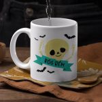 BÖG RÉM - Cuki csontváz - egyedi neves bögre (Koponyás)