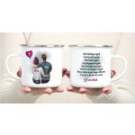 egyedi páros bögre tervezhető karakterek neves feliratos