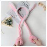 Nyuszifüles fejpánt, mozgatható fülekkel