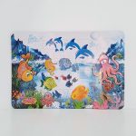 Állatos puzzle 48 db-os színezővel - tenger világa