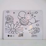 Puzzle 40 db-os színezővel - tűzoltó -sárgaépülettel - autó